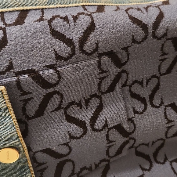 Sandro Printed Jean Jacket oversized S/M NWT - Picture 12 of 12